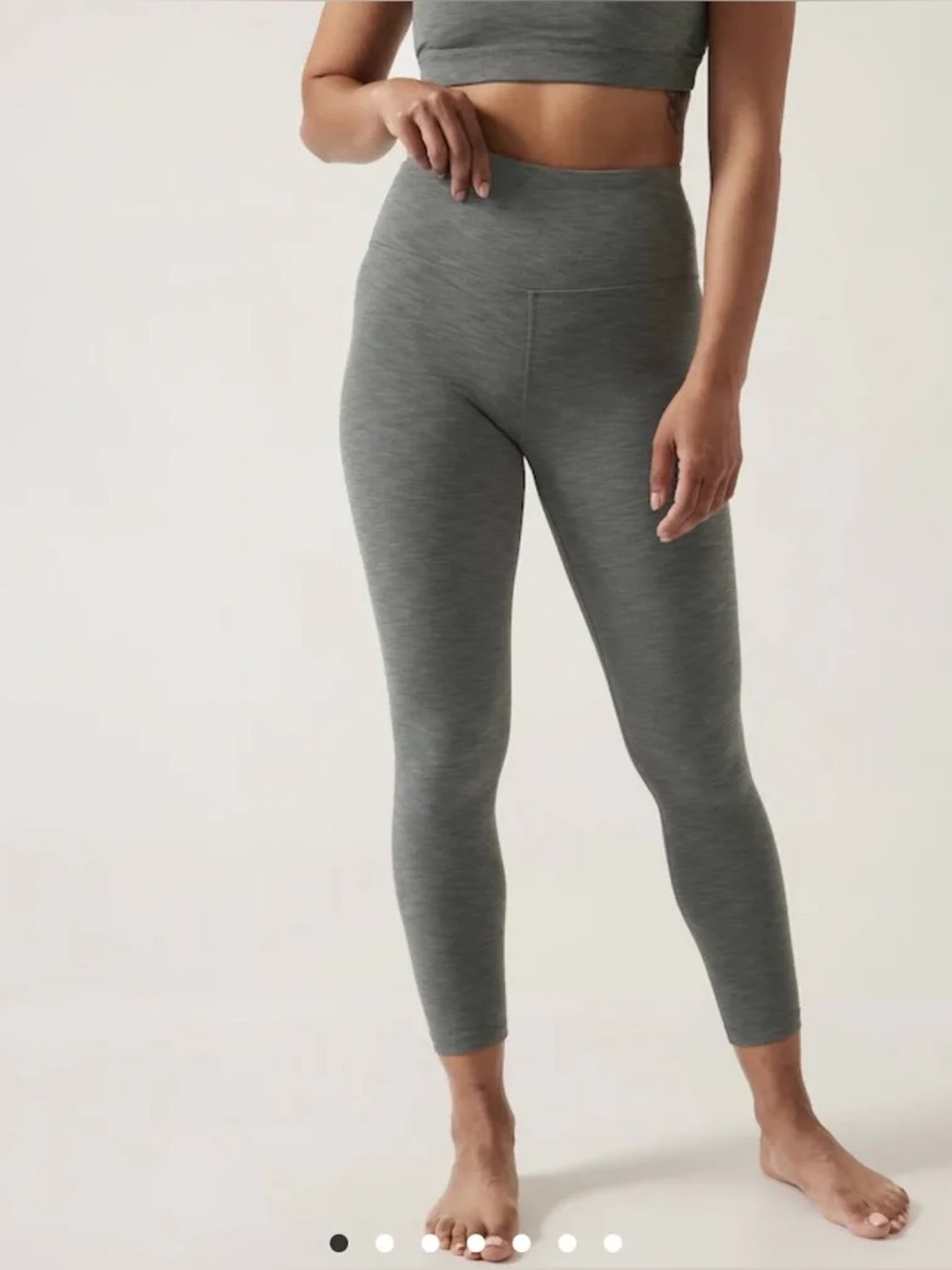 Athleta Elation Ultra High Rise SoftLuxe Legging in Gray Size XS Length 28” NWT